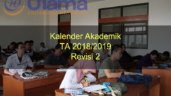 Kalender Akademik TA 2018/2019 Revisi 2